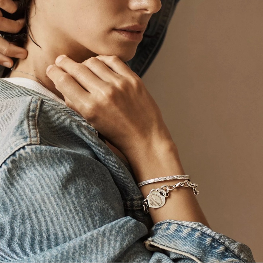 Return to Tiffany’s Heart Tag ♥️ silver bracelet, older style